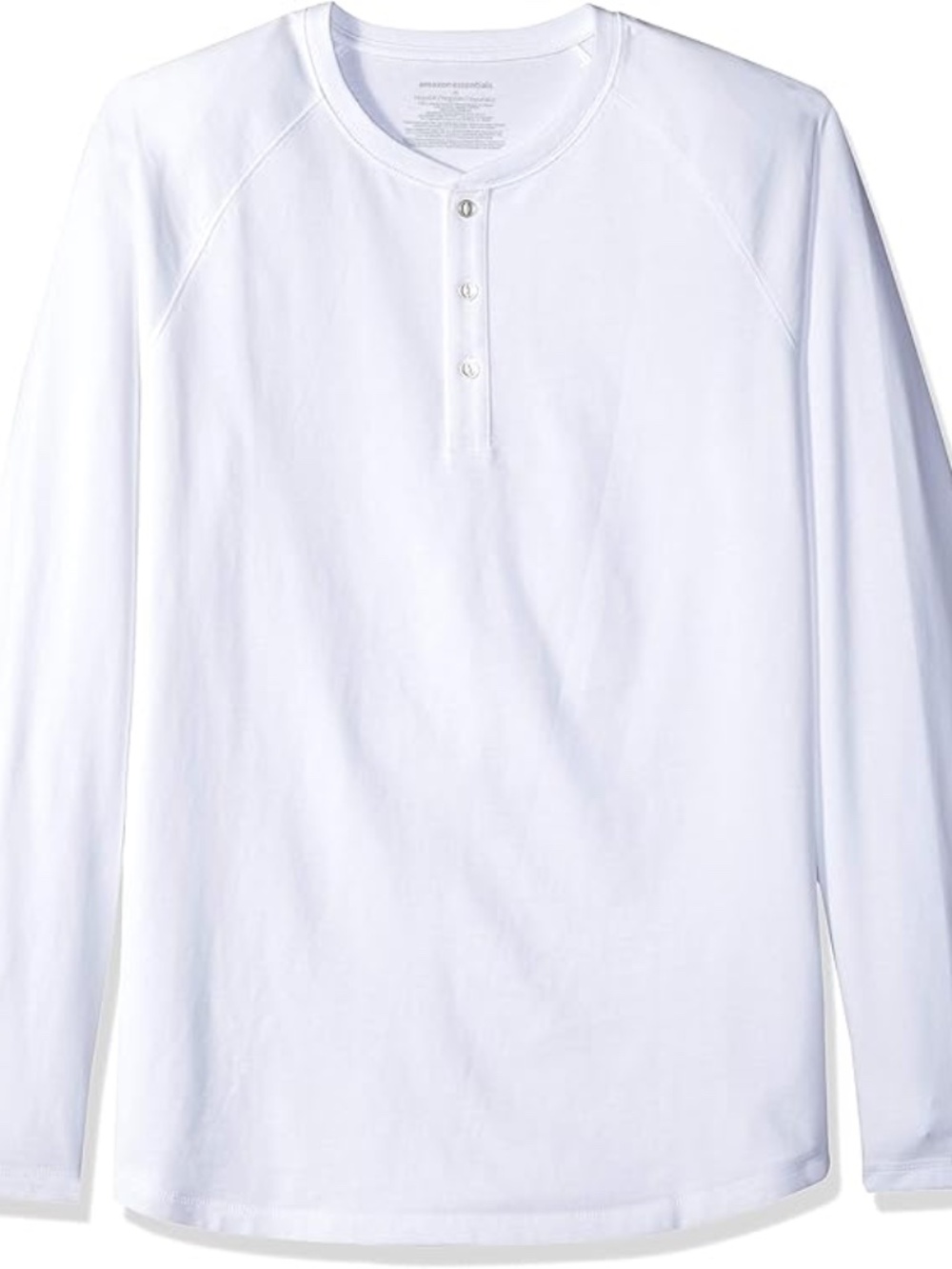 Brand New Amazon Essentials Men's Long-Sleeve Henley Shirt